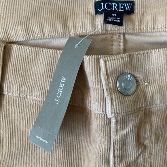 J.Crew LIGHT KHAKI High-rise slim demi-boot corduroy pant - Picture 8 of 8